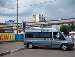 Бесплатный автобус Genser в пункт аренды автомобилей АрендаАвто-блр на ул.Добролюбова